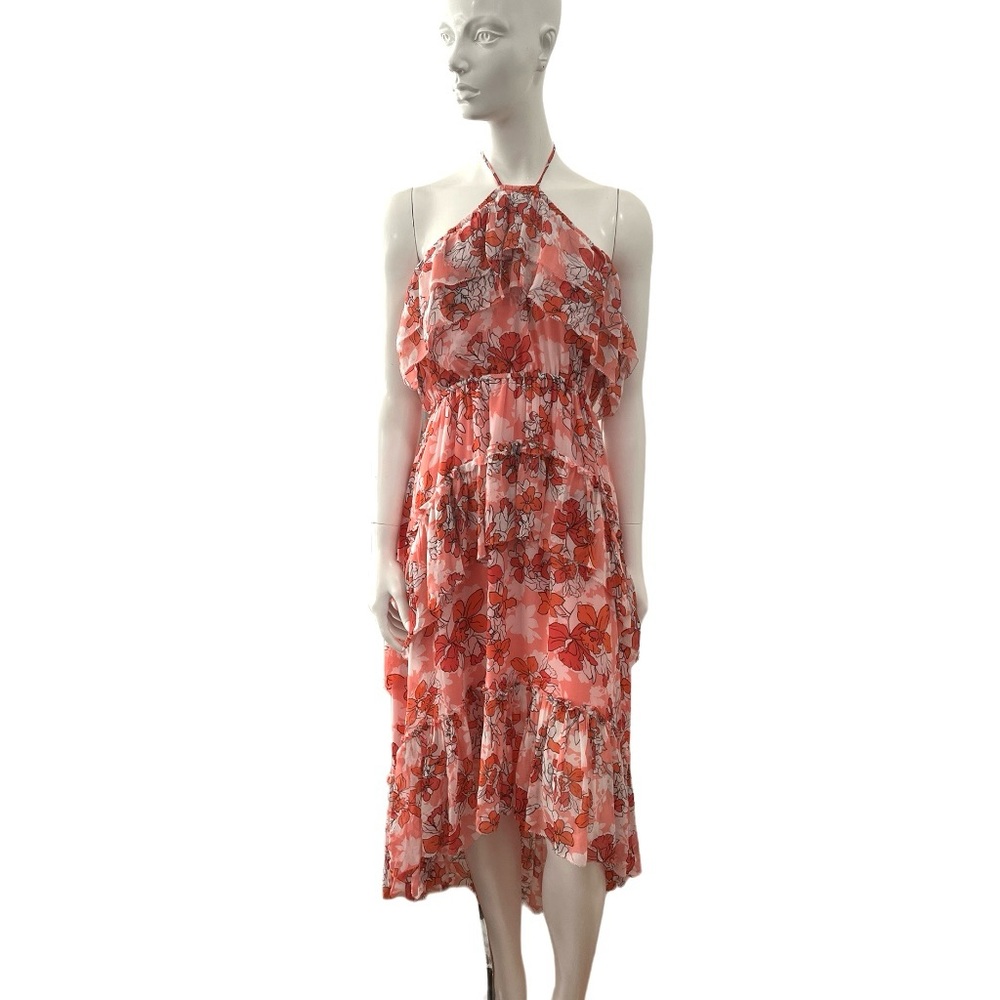 Seed Heritage Floral Tiered Halter Dress